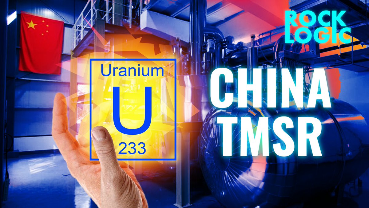 RockLogic1's tweet photo. China is currently hard at work rolling out working thorium molten salt reactors, all while the US is planning no downblending our u233 stockpiles and rendering them useless. https://t.co/0AazgiRoEg https://t.co/IZstiJQKdV
