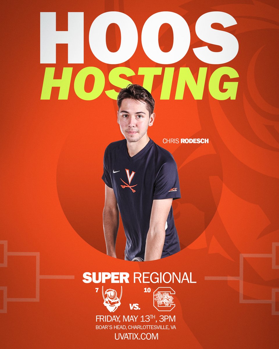 Fun Fact: UVA is the only school hosting men's and women's #NCAATennis🏆 Super Regionals this weekend. Get your tickets now to come out and cheer the Hoos into the quarterfinals #GoHoos⚔️
🎟️ wahoowa.net/NCAATENNIS22