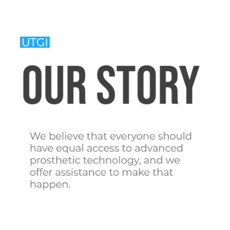 utgiorg's tweet photo. We believe that all all individuals with limb differences should have equal access to advanced prosthetics. Learn more about our story here: https://t.co/FSmFvyiEEo https://t.co/m63d5Hq8V1