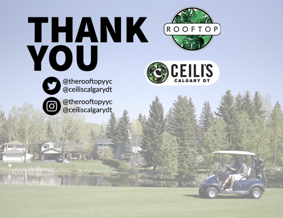WellnessLabUofC's tweet photo. One of this year’s GOLD sponsors for our 7th annual Drive for Thrive is Ceili’s Rooftop. Come visit them at @therooftopyyc and @ceiliscalgarydt! 

#ExerciseForCancer #MoveMore #ExerciseOncology #DriveForThrive #DriveForThrive2022 #GolfTournament #ThrivingWithCancer #YYC https://t.co/I7d5YPOnly
