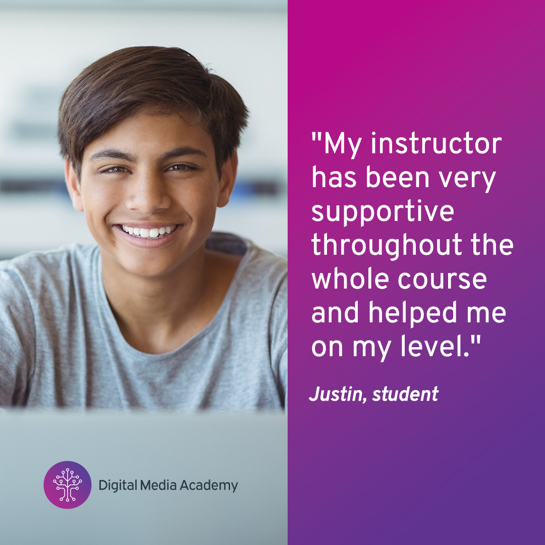 A virtual tech summer camp that brings out the best in students. No travel, no bug bites, all from the comfort of home. 

Limited seats available NOW. 

👩‍💻 REGISTER NOW AND SAVE YOUR SPOT - bit.ly/3KVfoIE

#digitalmediaacademy #summercamp #techcamps #virtualsummercamp