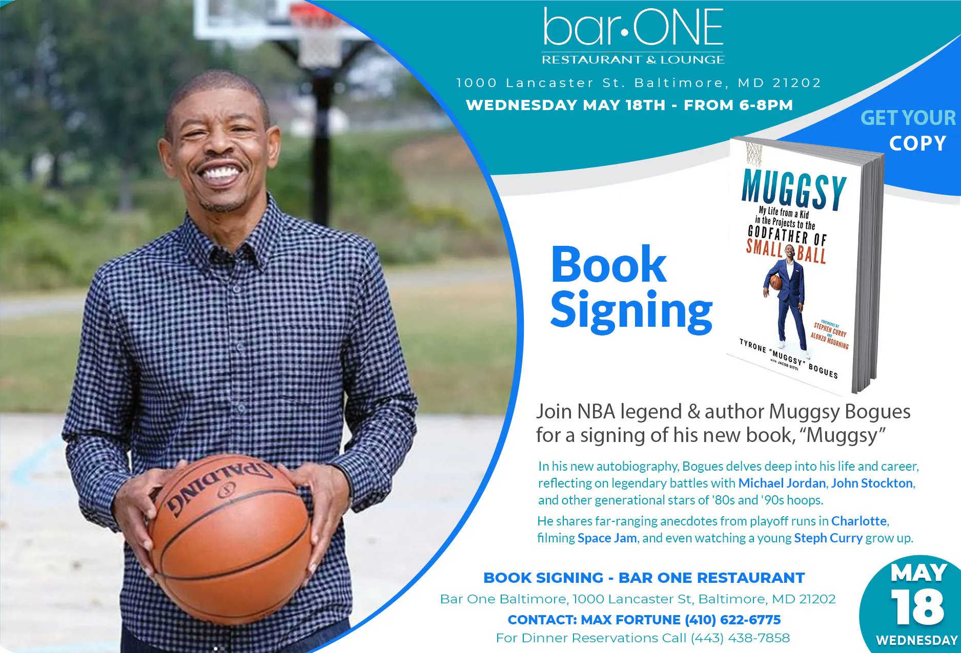 Triumph Books on Twitter "Join author MuggsyBogues for a signing of