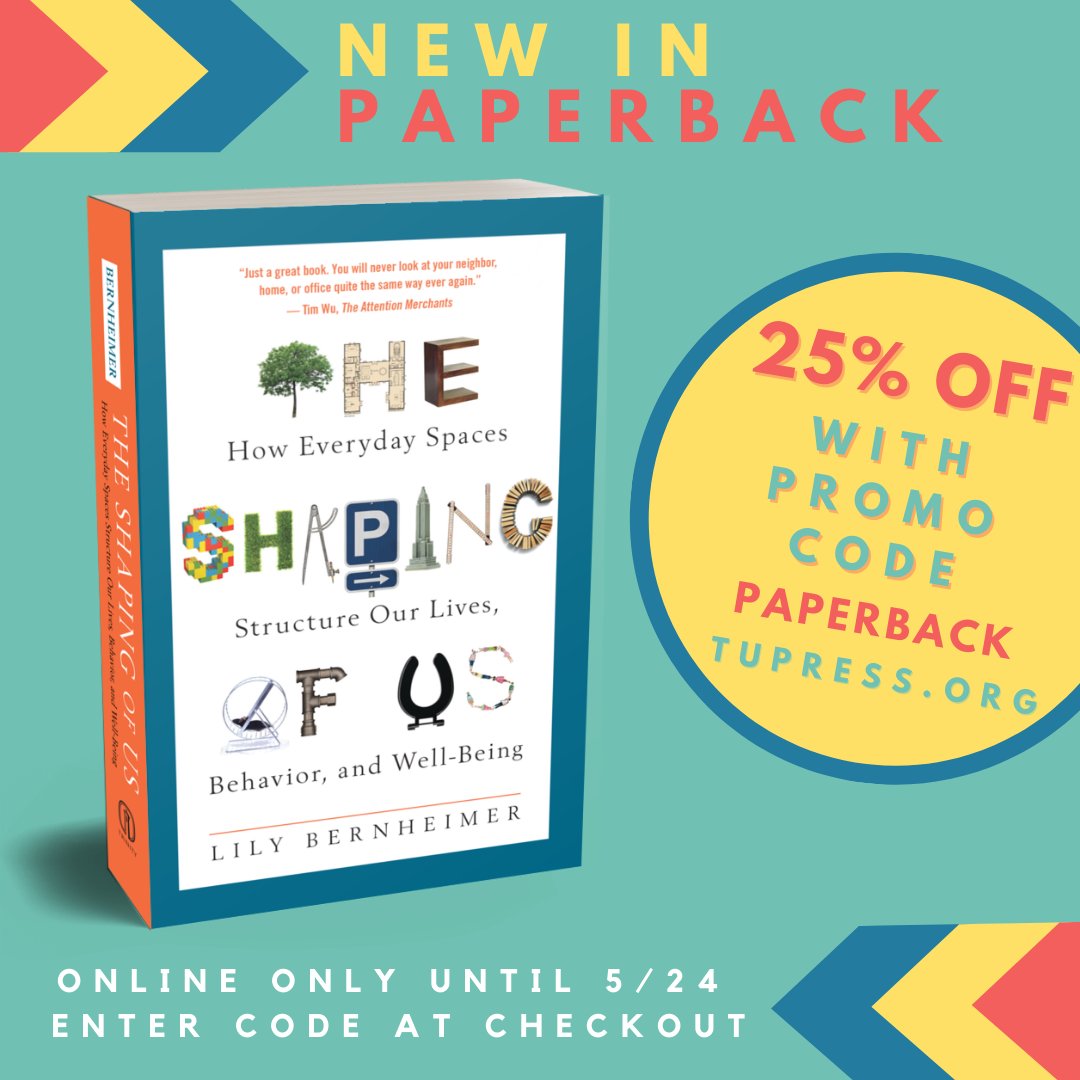 Thrilled to share that the American paperback edition of #TheShapingOfUs is finally out from <a href="/tupress/">Trinity Univ Press</a> ! Special 25% off discount only through May 24th via tupress.org/9781595349712/…