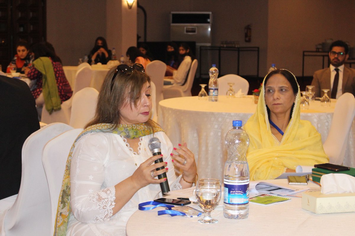 WFD_Pakistan's tweet photo. DG EPA Punjab Ms. Anbreen stressed that reasonable budgetary allocations are crucial for executive bodies to function properly; a sectoral bifurcation of the budget can prove more efficient for containing environmental damage. https://t.co/634vdoVLuS