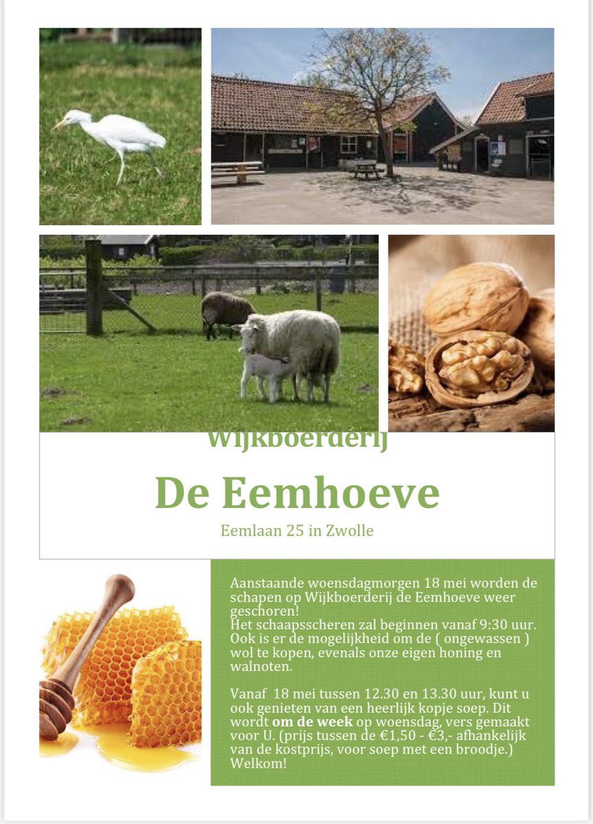 Wijkboerderij de Eemhoeve tweet media