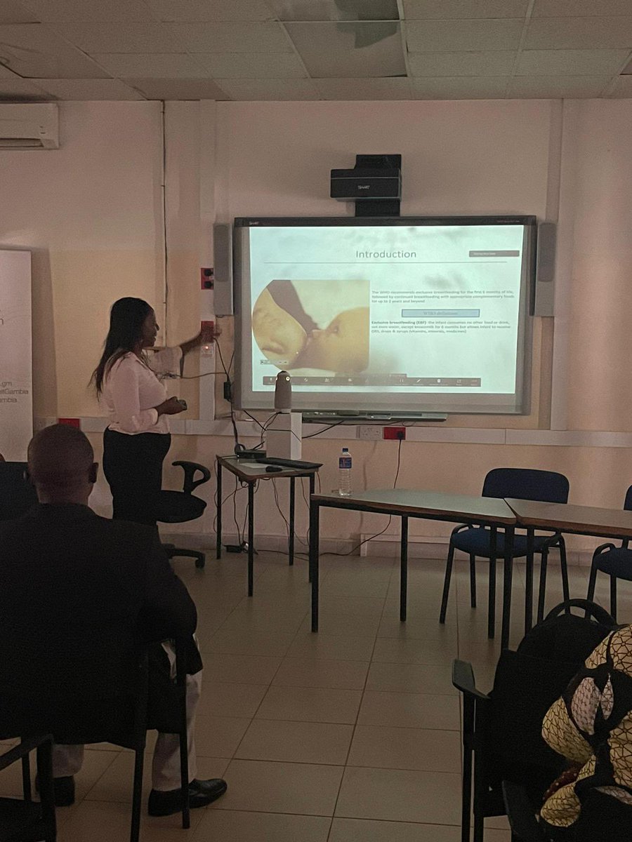 AnjaSaso's tweet photo. Excellent 3rd session on Nutrition & Planetary health chaired by @carlacerami20 - enjoyed learning about the #MILQ breast milk study, epigenetics in pre-conception #EDEN & Fe supplementation in breastfed 🇬🇲 infants. Thanks to the speakers! @BonellAna @mrcunitgambia @DrHawanatuJah https://t.co/uxLGVPV1YM