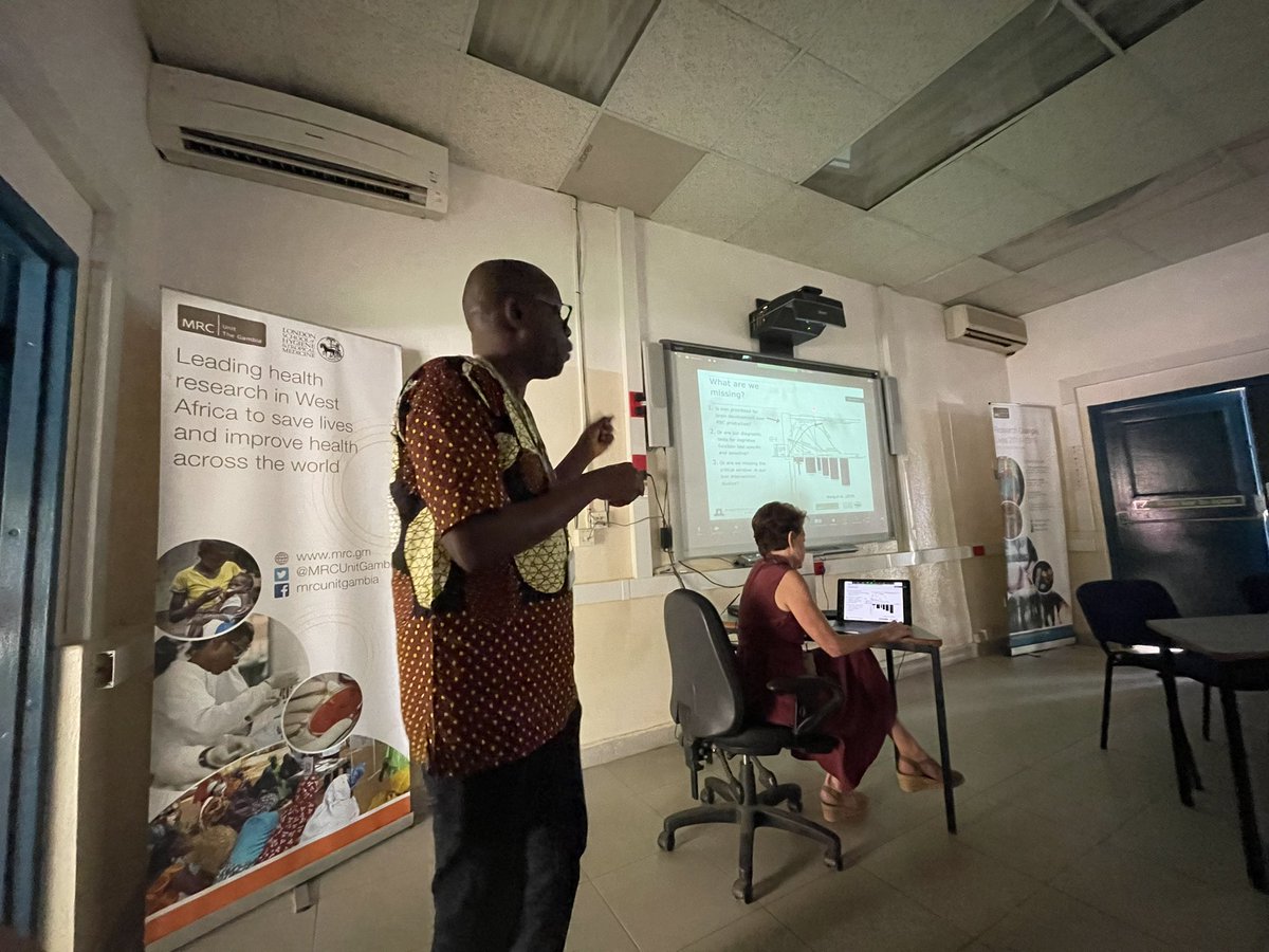 AnjaSaso's tweet photo. Excellent 3rd session on Nutrition & Planetary health chaired by @carlacerami20 - enjoyed learning about the #MILQ breast milk study, epigenetics in pre-conception #EDEN & Fe supplementation in breastfed 🇬🇲 infants. Thanks to the speakers! @BonellAna @mrcunitgambia @DrHawanatuJah https://t.co/uxLGVPV1YM
