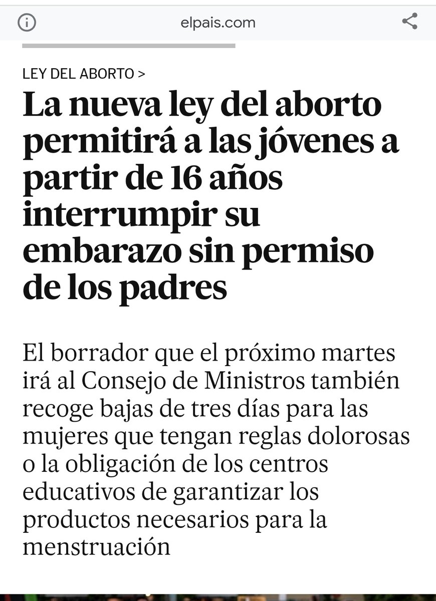 SchrodingerGata's tweet photo. ¿Sabéis que la mayoría de edad para decisiones sanitarias ya es de 16 años? La ley del aborto era una excepción que ahora se ha corregido.
Para los indignados: si no es madura para decidir abortar, menos para tener un hijo, y aun menos por imposición de sus padres. https://t.co/wwpKj1C9ey