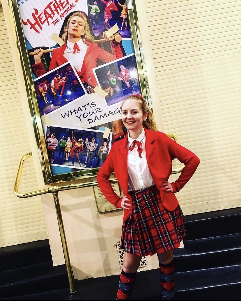 damnpoynter's tweet photo. @HeathersMusical @TheOtherPalace ♥️ #HowVeryCosplay ♥️ https://t.co/cLuNtoH37X