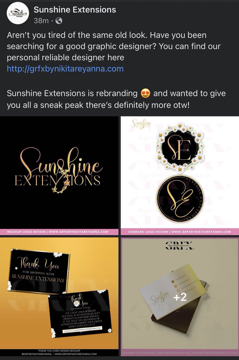 LuminousLuxGRFX's tweet photo. we’ve been quiet we know, oh but we’ve been working! Enjoy this sneak peek at one of our latest Brand Revamps for Sunshine Extensions😍

What you waiting for boo? Book your next rebrand: https://t.co/HoLeEcu1di https://t.co/4fOk7XpsWe