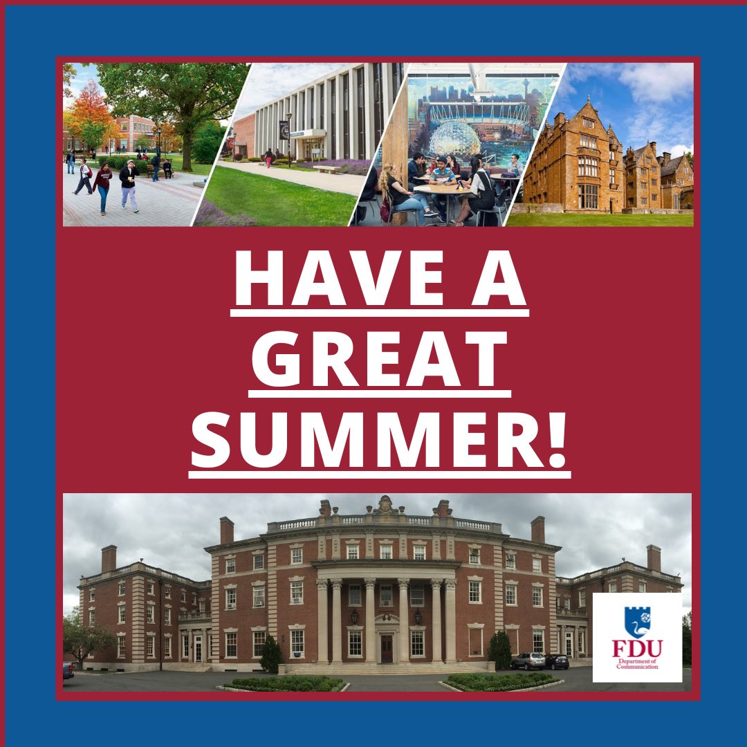 fducomm's tweet photo. The Department of Communication wishes you the best of luck on your finals and a great summer! https://t.co/UDdwkoglcj