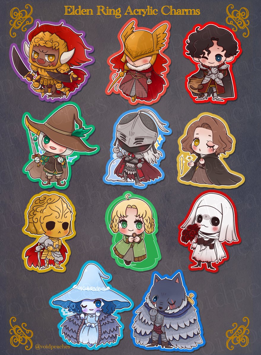 ranni the witch fur cloak multiple girls chibi one eye closed weapon witch hat hat  illustration images