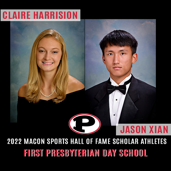 FPDVikingSports's tweet photo. Congratulations to FPD's 2022 Macon Sports Hall of Fame Scholar Athletes: Claire Harrison and Jason Xian! #ProudtoBeAViking #HeIsGreater https://t.co/tnsWttGJsQ