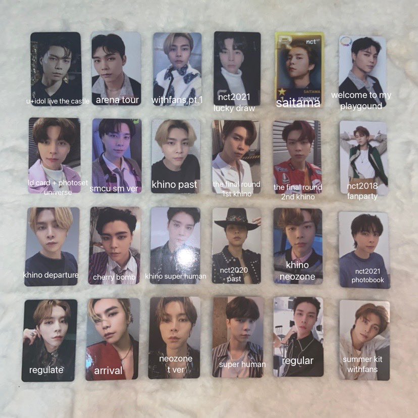 [ WTS ] 💚
#JOHHNY ALBUM - NON ALBUM PHOTOCARD 

$40  l $20 l $15 l $20 l $20 l $15
$15  l $25 l $25 l $20 l $20 l $15
$25  l $12  l $15  l $12  l $15 l $10
$12  l $6* l $6*  l $6* l $6* l $15

✅✅✅✅✅✅
✅✅✅✅✅✅
✅✅✅✅✅✅
✅✅✅✅✅✅

* = DAMAGE

✈️WW SHIPPING 
💌DM