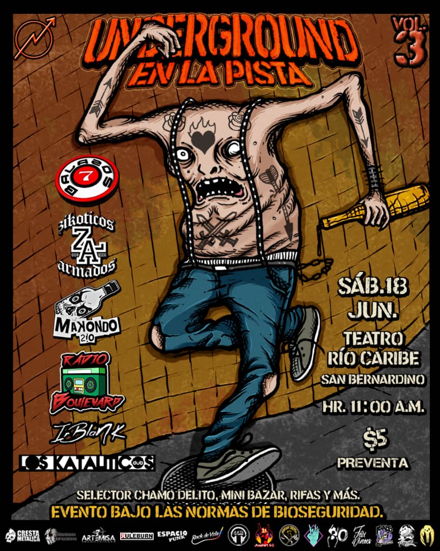 CBoulevardRock's tweet photo. Se viene toque en el Teatro Rio Caribe, de San Bernardino en #Caracas, el 18 de junio.
Entrada 5 dolarucos.
#RadioBoulevard
#Rock
#RockVenezolano https://t.co/zTKcpKbH2s