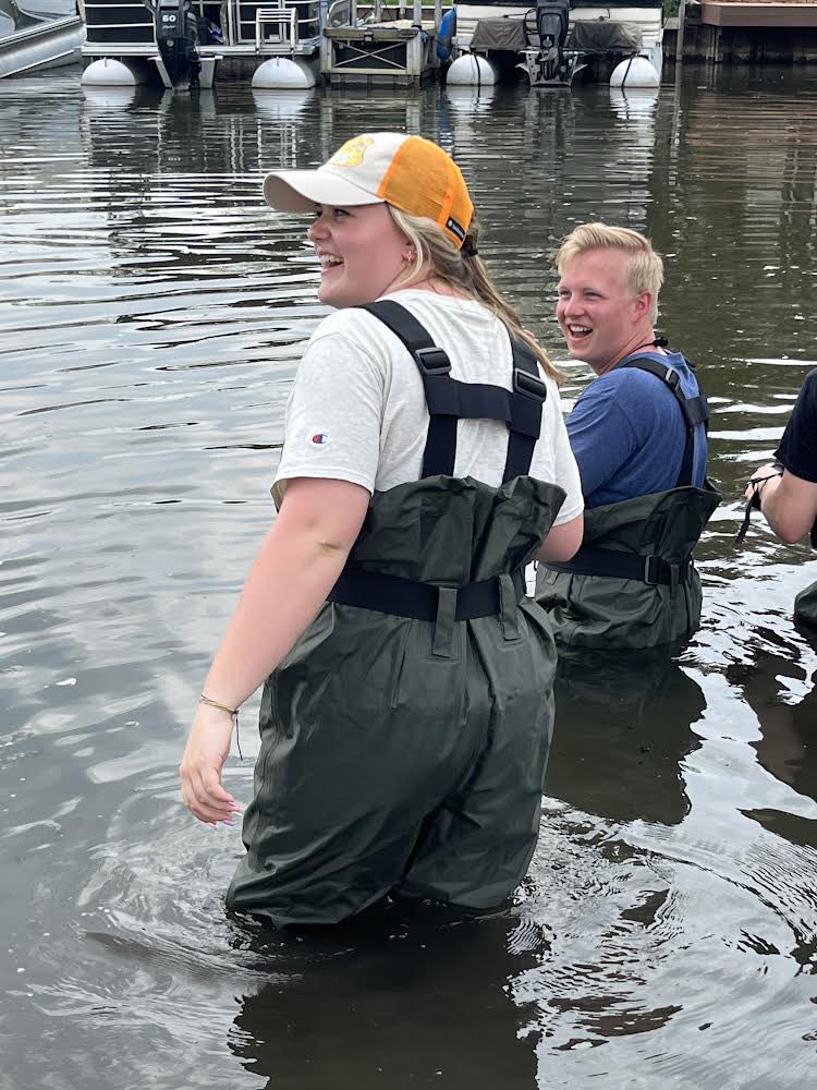 AP Environmental spent the afternoon on the Fox River gathering some samples!