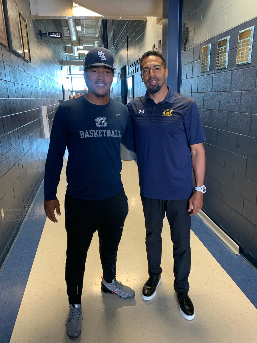 All the way from the West Coast! <a href="/CoachToler/">Burl Toler III</a> <a href="/CalFootball/">Cal Football</a> #RecruitShoe