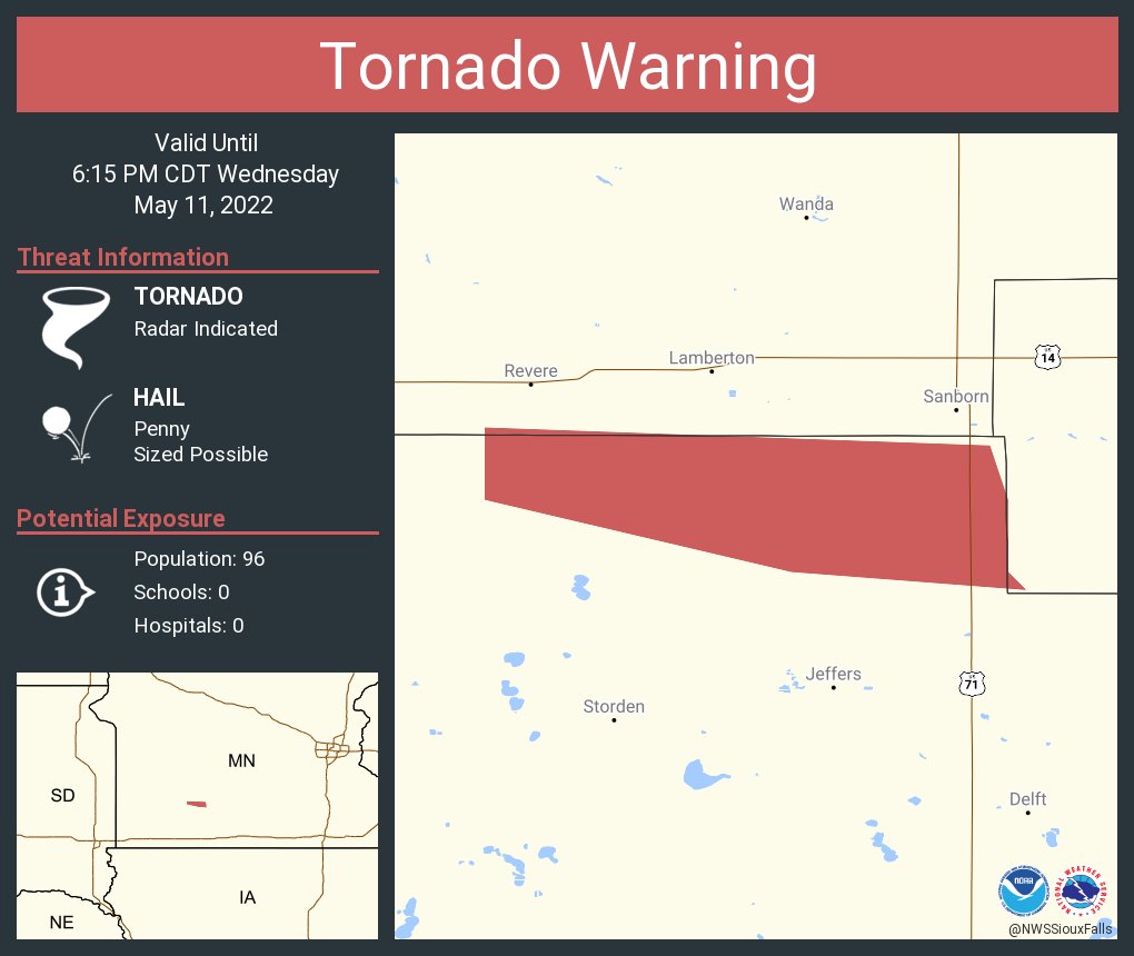 NWS Tornado on Twitter "Tornado Warning continues for Cottonwood