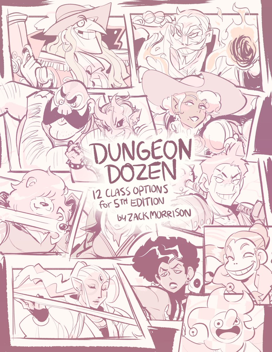 🎲Hey! I made a compilation of 5th Edition subclasses called Dungeon Dozen that you can buy HERE: https://t.co/PU7y1juhNt
Please check it out if this sounds like something you're interested in (or if you just want to see all the art in it), I am proud of it! Thank you! #dnd