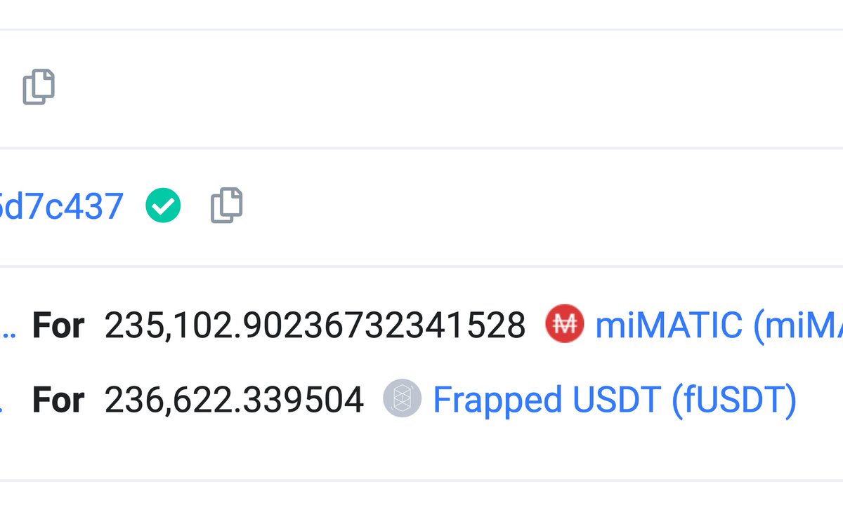 0xarbitraitor's tweet photo. Good to be back old fren $MAI https://t.co/yVKyeTweqB