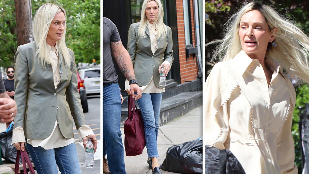 Daily_Express's tweet image. Uma Thurman, 52, flaunts ageless beauty with flawless skin on #TheKillRoom film set
express.co.uk/celebrity-news…