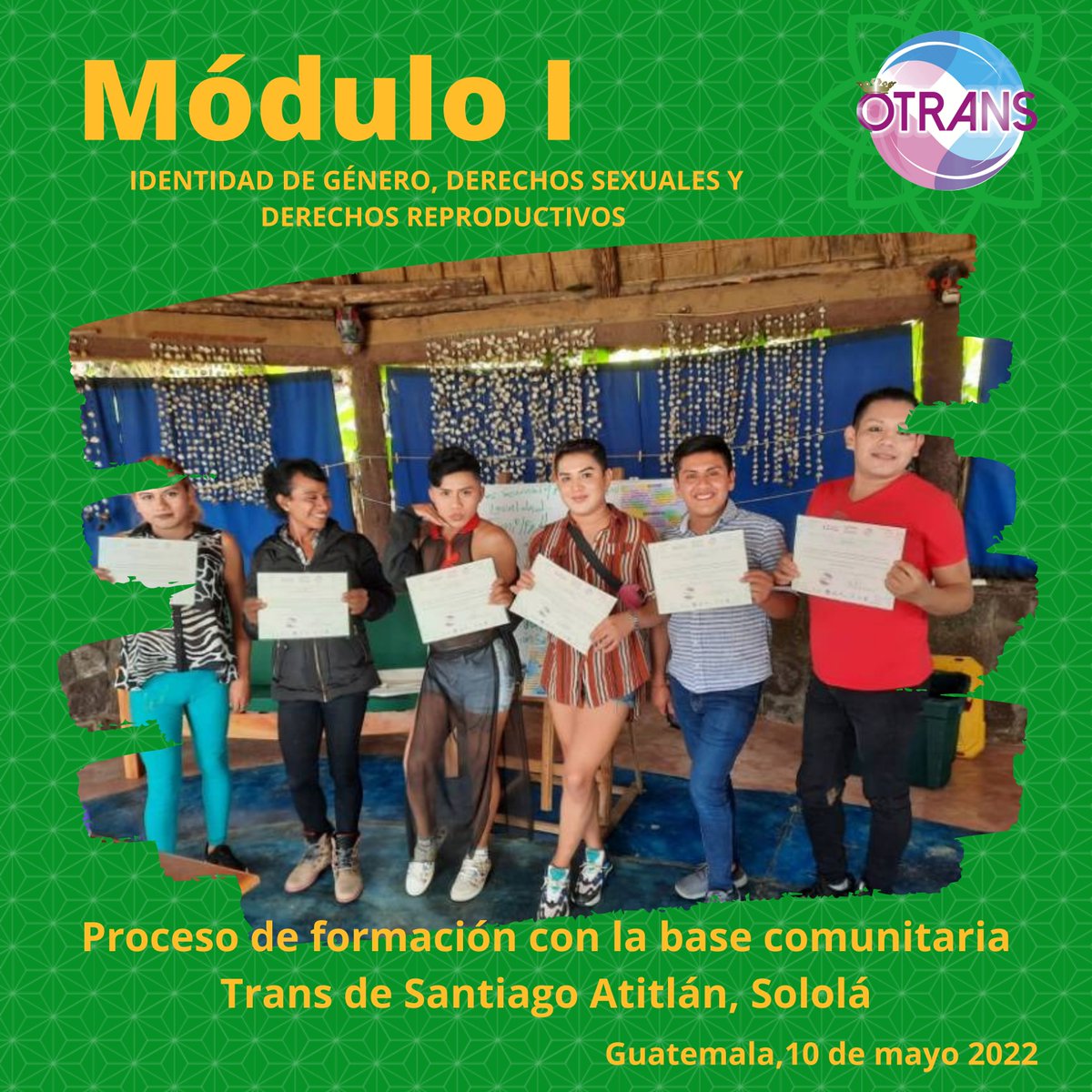 InfoOTRANS's tweet photo. 🏳️‍⚧  #EmpoderamientoTrans 🇬🇹

Primer módulo de formación sobre "Identidad de género, derechos sexuales y derechos reproductivos #MujeresTrans", realizado con la base comunitaria Trans en Santiago Atitlán, Sololá.

#NoQueremosMenosQueLaIgualdad https://t.co/lNvs1H1Bgv