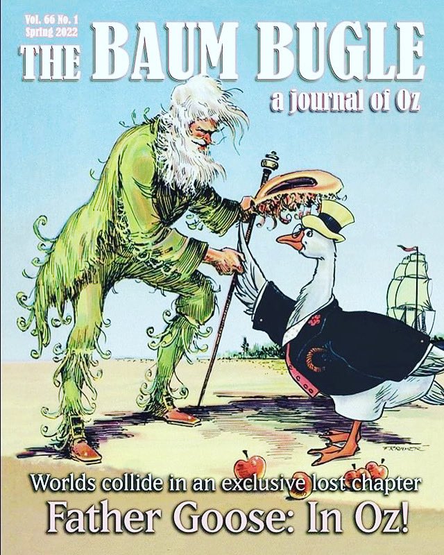 The Baum Bugle Vol. 66, No. 1 (Spring 2022) has been printed and is heading to shipping! Current members should anticipate 1-2 weeks for delivery. #baum #lfrankbaum #oz #wizardofoz #thewizardofoz #thebaumbugle #baumbugle