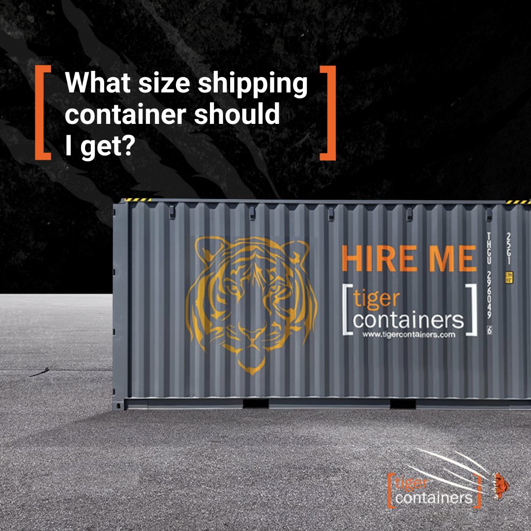 TigerContainers's tweet photo. Buying a shipping container is a great choice for many reasons, but how do you know what size shipping container to buy?🧐

As industry experts with a wealth of experience we've obviously given it a lot of thought.

To make your job easier, we've created a list of questions t ... https://t.co/xmQcjK2R85