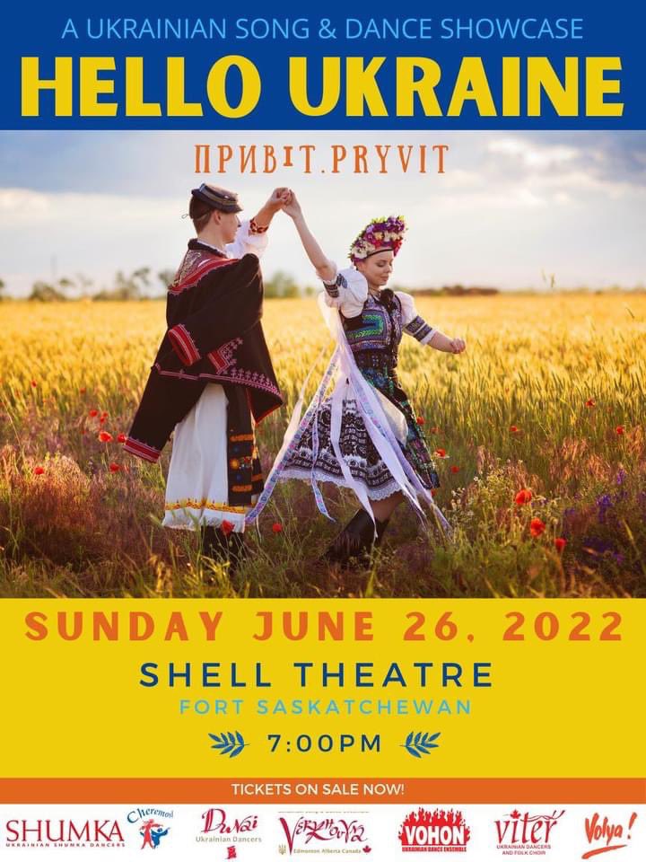 viter_canada's tweet photo. We are honoured to announce that the Viter Ukrainian Dancers will be performing at this fundraising event on Sunday, June 26 🇺🇦

Tickets go on sale THIS FRIDAY at noon - Visit the Shell Theatre website. 🎟

#viter #yeg #ukrainian #ukraine #standwithukraine #fortsask https://t.co/P3jgawPN4M