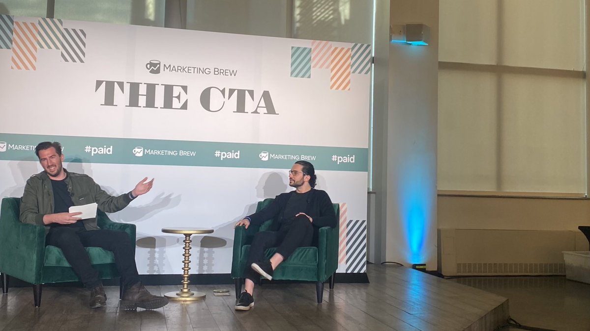natoish's tweet photo. “People think I’m meddling fit tea, when really I’m actually talking about content management” @jappleby on being a content creator for @MorningBrew 

#MarketingBrewCTA cc: @MarketingBrew @datkeed https://t.co/uRAqbIUUFu