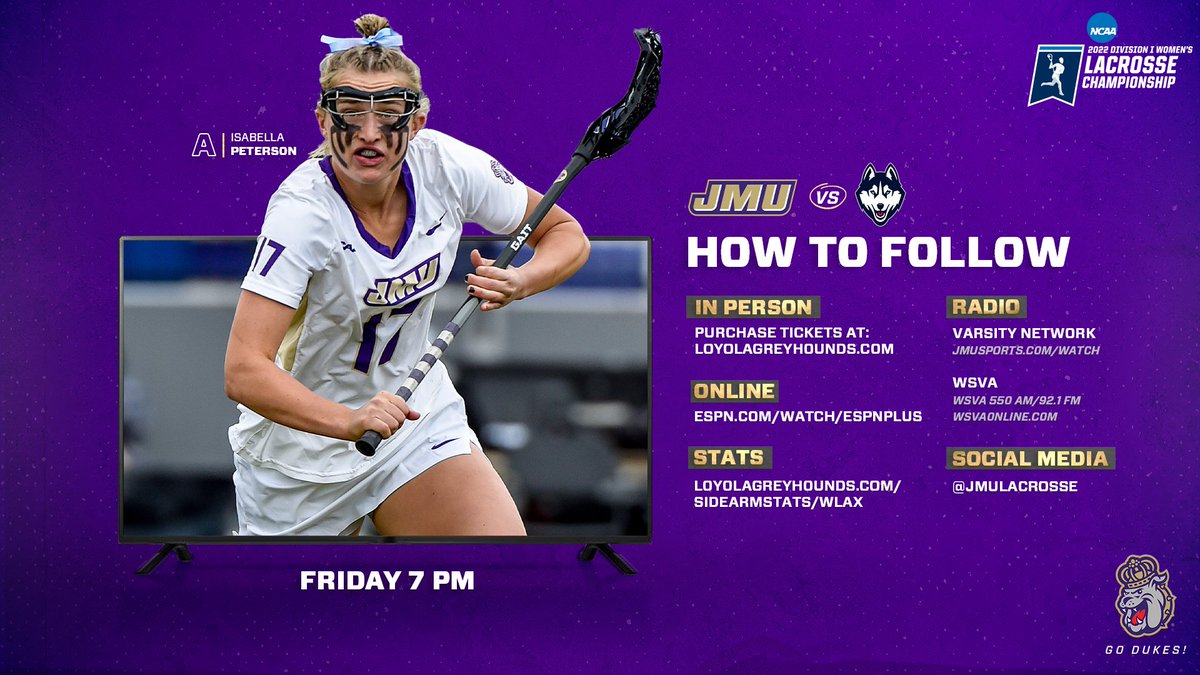 JMU Lacrosse tweet media
