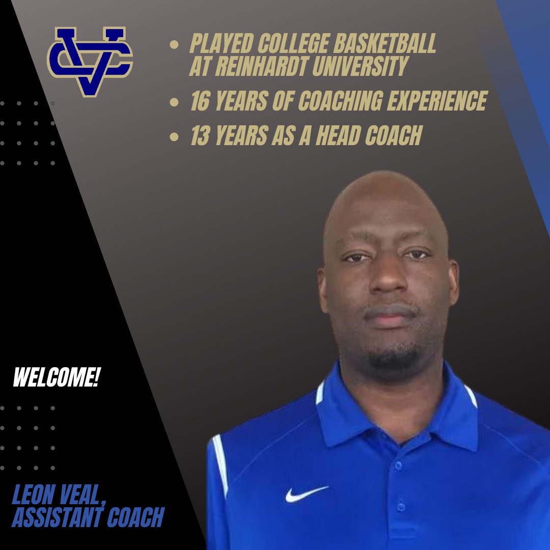 VCHS_BBall's tweet photo. We are so excited to announce Leon Veal as our assistant coach!  Coach Veal brings a wealth of knowledge to our program; his resume speaks for itself.  He has a passion for making a positive difference in the lives of others. https://t.co/ZElhvEoXmg