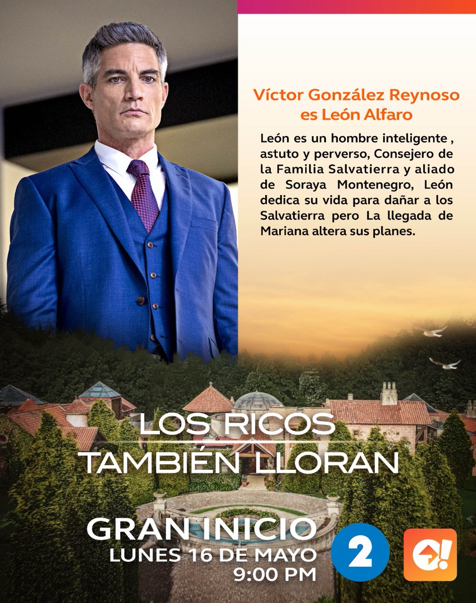 Canal 2 TCS on X: Victor González Reynoso le dará vida a León