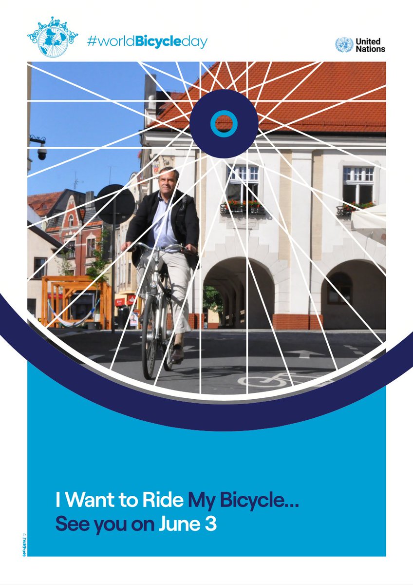 #WorldBicycleDay's main goal is to eradicate 🌍 🚲 illiteracy which currently stands at nearly 50%. To achieve it, we need to empower 🚲 leaders at every level of our🌏society. They need to be recognized, supported, &amp; encouraged.🚲 is 10X more important than e🚘 to reach net-zero