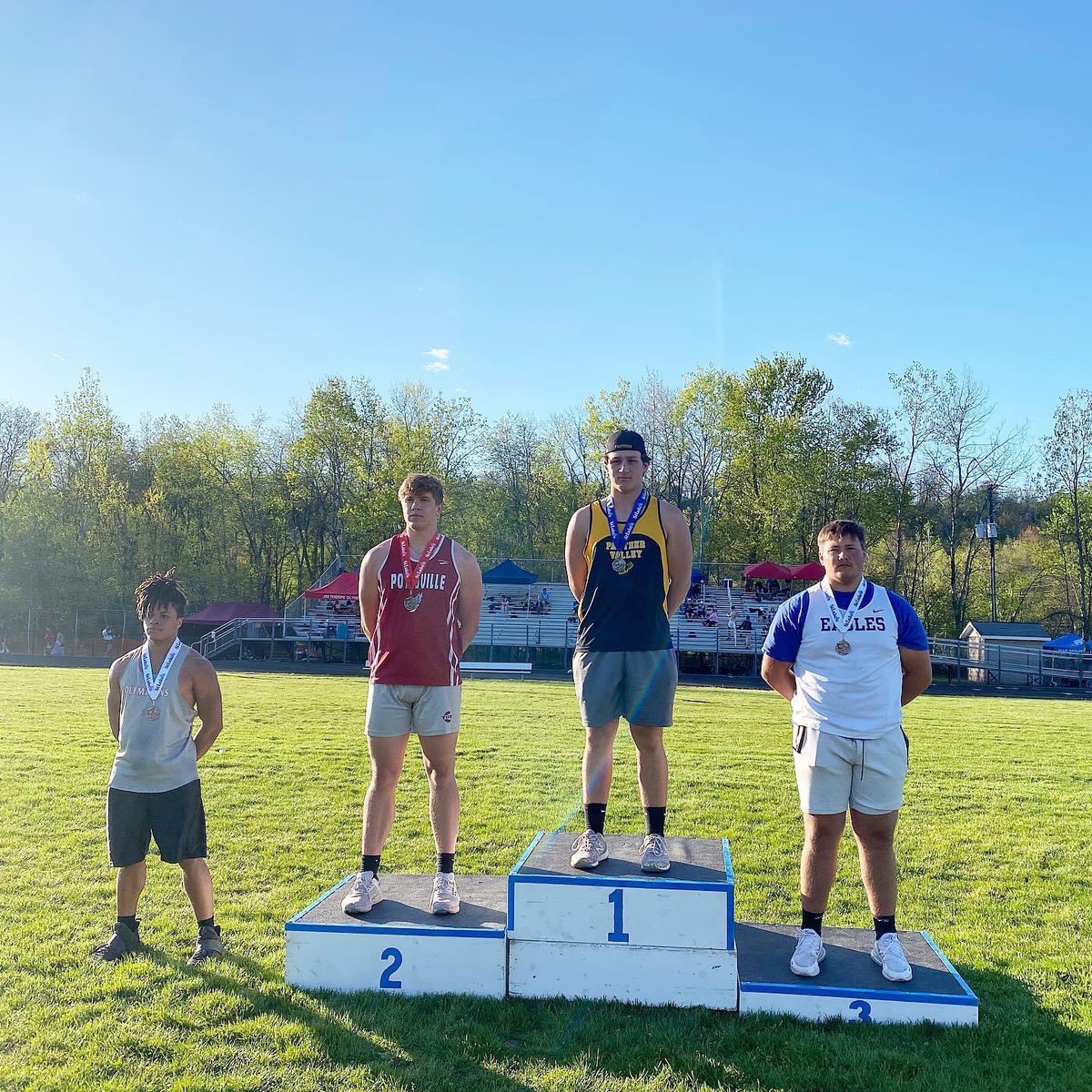 pmcd64's tweet photo. Always the proudest day when you can put that medal on your athlete! Huge congrats to @joey_palko - 2nd in the Schuylkill League and hit a personal best today! Hard work pays off, roll tide! 🏅#ctidepride #HPG https://t.co/P6Ep4oAr7u
