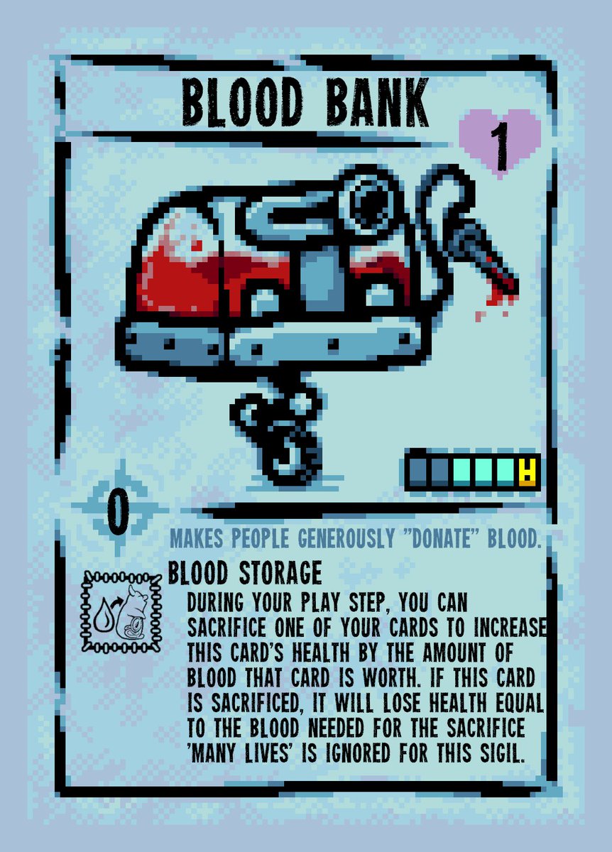 MinerMateCoffee's tweet photo. I draw inscryption style cards now, you can commision me to make some for rather cheap on my kofi (please I need cash i am broke) https://t.co/jRfGa3Q05k