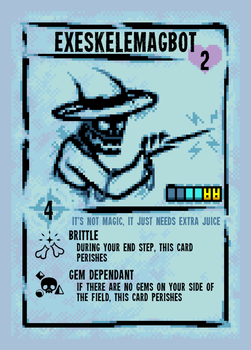 MinerMateCoffee's tweet photo. I draw inscryption style cards now, you can commision me to make some for rather cheap on my kofi (please I need cash i am broke) https://t.co/jRfGa3Q05k