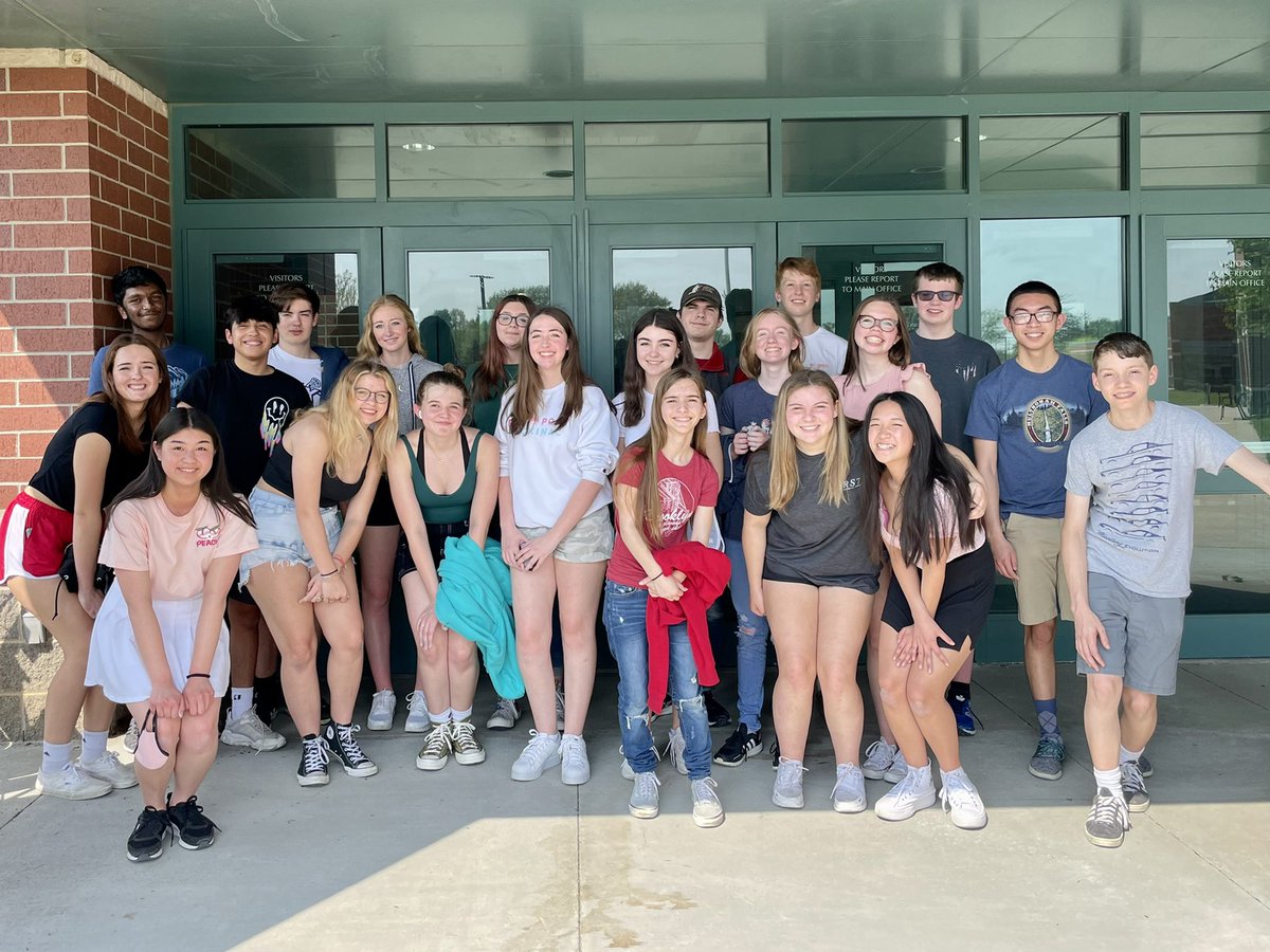 templesWHS's tweet photo. Good luck to these 43 history scholars tomorrow as they take their AP World History test. One of the toughest exams of the AP courses. But they are ready to slay it!! 🐠 #eatthefish https://t.co/dq24U02x3l