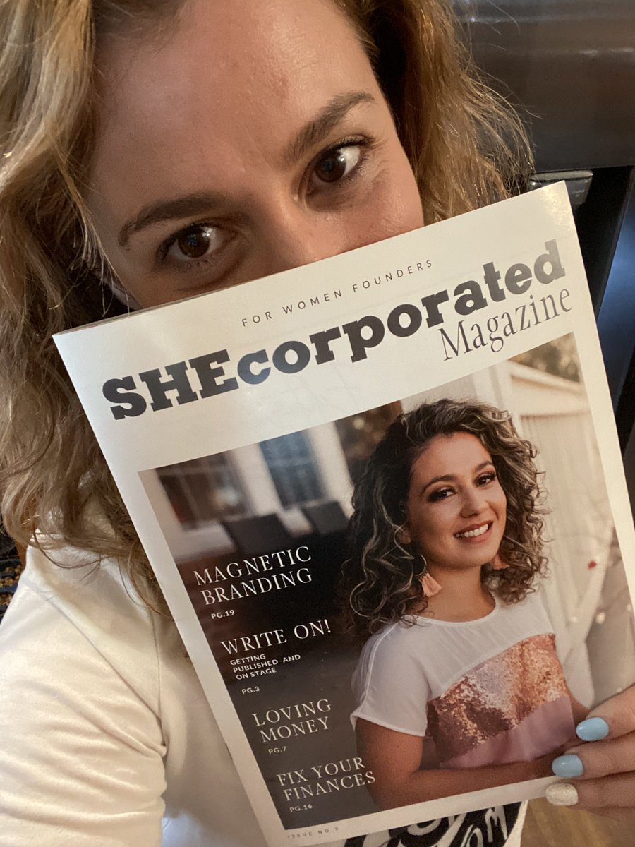 MartaSpirk's tweet photo. Look what just came in the mail 😍 

Snag this month’s FREE issue:
https://t.co/9rSRN5fznF #empoweredwoman #womanentrepreneur https://t.co/XfW5RbWyo6