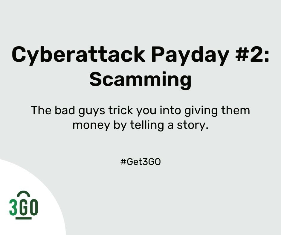 Crooks are getting more sophisticated every day. Fortunately, #Get3GO has your back.