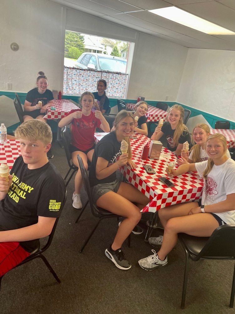 Nice little cool down jog to the valley drive inn for some ice cream today to end track practice!