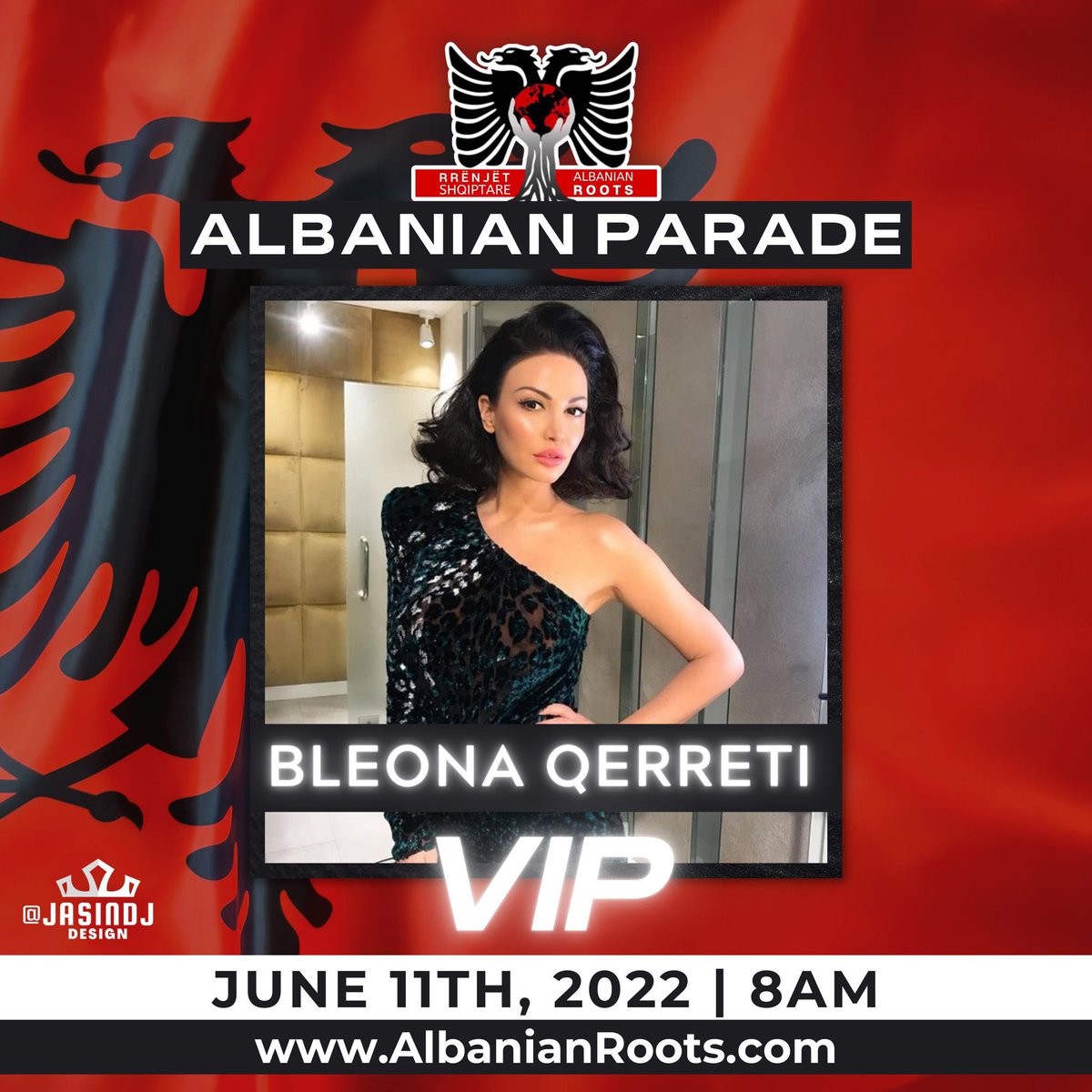 AlbanianRoots's tweet photo. Albanian Roots is proud to announce that @Bleona will be performing LIVE at the Albanian Parade 🇦🇱🇺🇸 #Albanian #AlbanianParade #ParadaShqiptare #bleona #Shqipe #Shqiperia https://t.co/yzsnJ9lv4Q