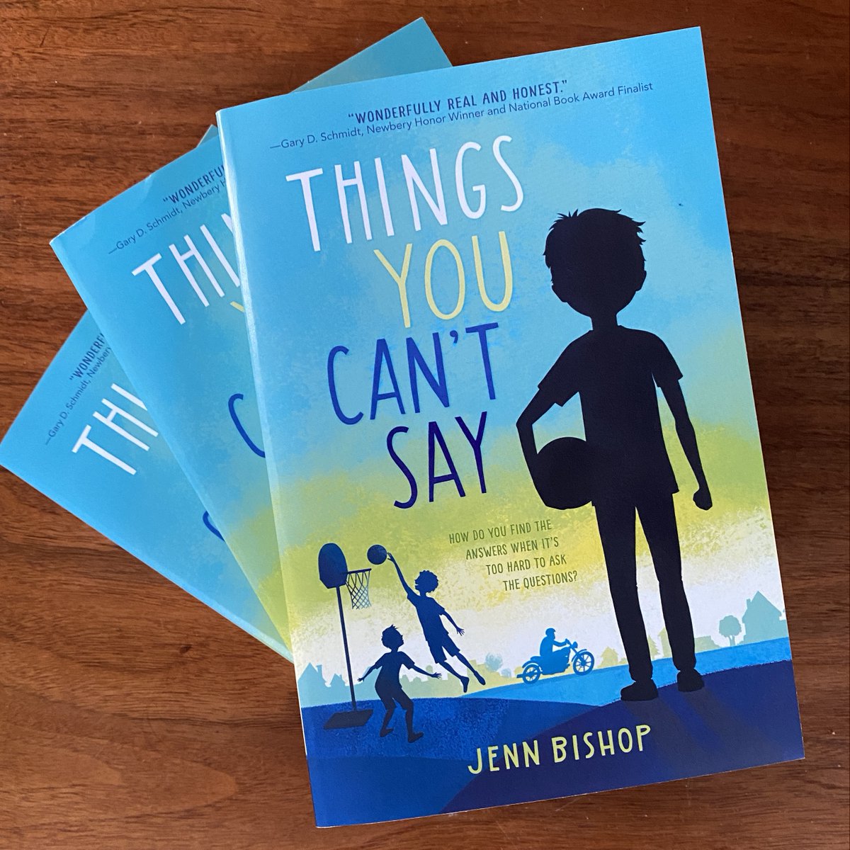 In honor of Mental Health Awareness month, I'm giving away 3 copies of THINGS YOU CAN'T SAY, a JLG selection &amp; Parents' Choice Gold Award winner which deals with a parent's suicide.

RT &amp; follow to enter. US only. I'll select 3 names at random on Friday. 

#giveaway