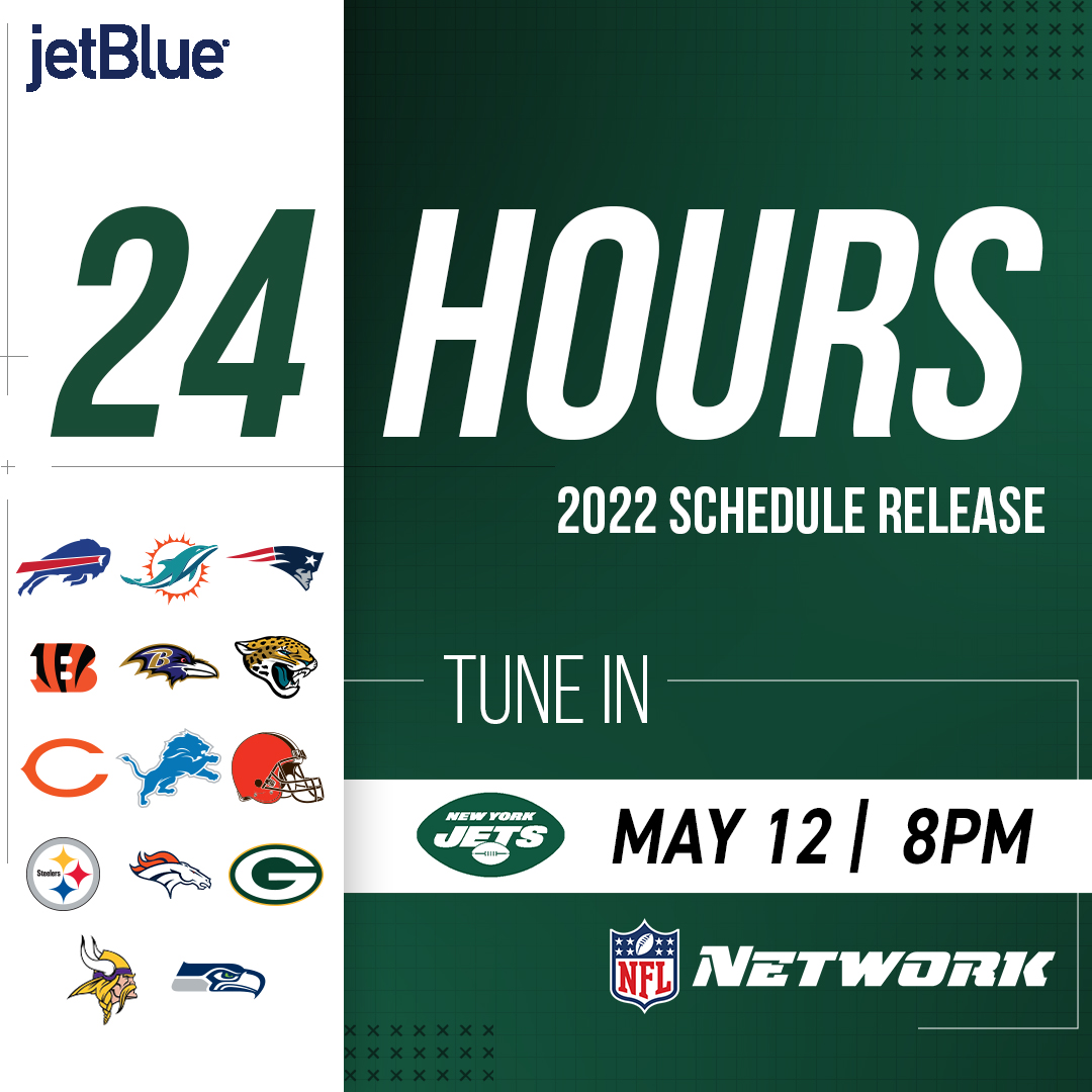 New York Jets on Twitter "8 pm tomorrow. 1. Watch schedule release