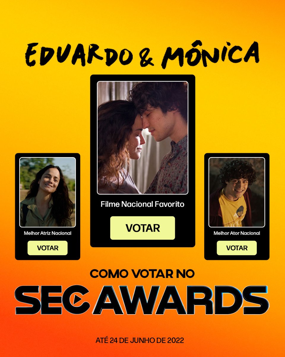 eduardoemonicax's tweet photo. Sabia que estamos concorrendo em três categorias no @secawards 2022??? Não sabia?! Agora você tá sabendo! 🗣🗣🗣 https://t.co/4C9aPiDtmA