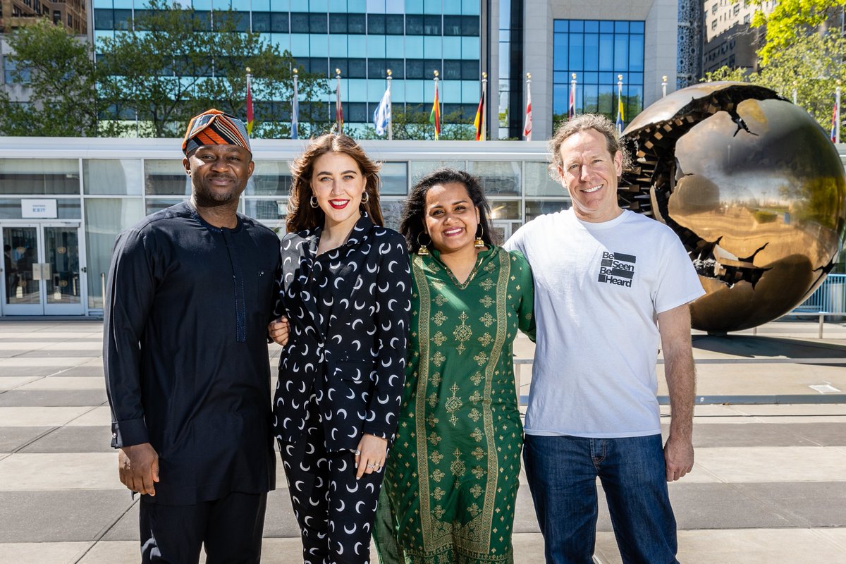 UNYouthAffairs's tweet photo. Youth political apathy is a myth!

Today we had an inspiring conversation w/ @versharma @TeenVogue, @ginamartinuk, @DSamsonItodo &amp; The Body Shop on removing barriers that youth face in accessing their rights to political participation to #BeSeenBeHeard ➡️  https://t.co/jyB6GZKPxh https://t.co/x95JSl8DdU