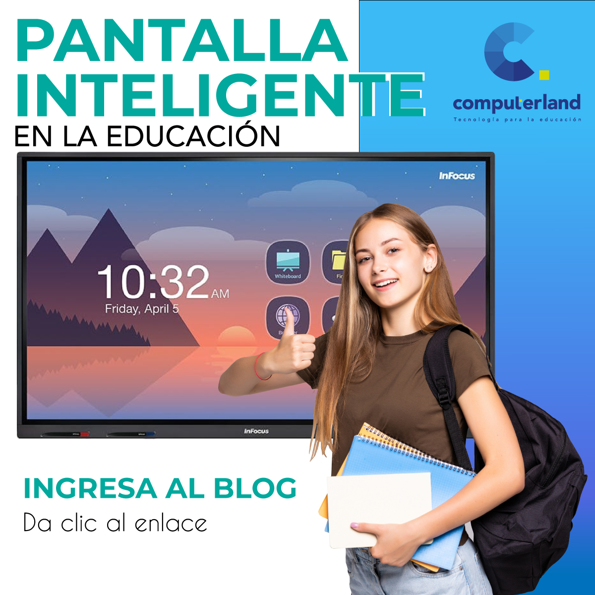 CLANDoccidente's tweet photo. hIngresa al blog y conoce más de los beneficios de la pantalla inteligente en las escuelas y empresas BLOG 👉https://t.co/vP4pDfqf7f
#InFocus https://t.co/TcYSdwZwDA