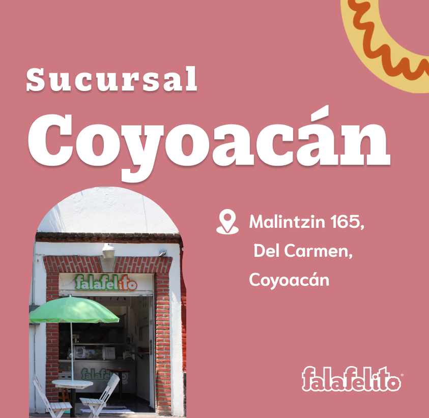 falafelito's tweet photo. Ya te estamos esperando en Coyoacán con nuestra combinación de pan pita, falafel y verdura fresca. 

📍https://t.co/nZugBzIAbR https://t.co/d9xwIP7BvL