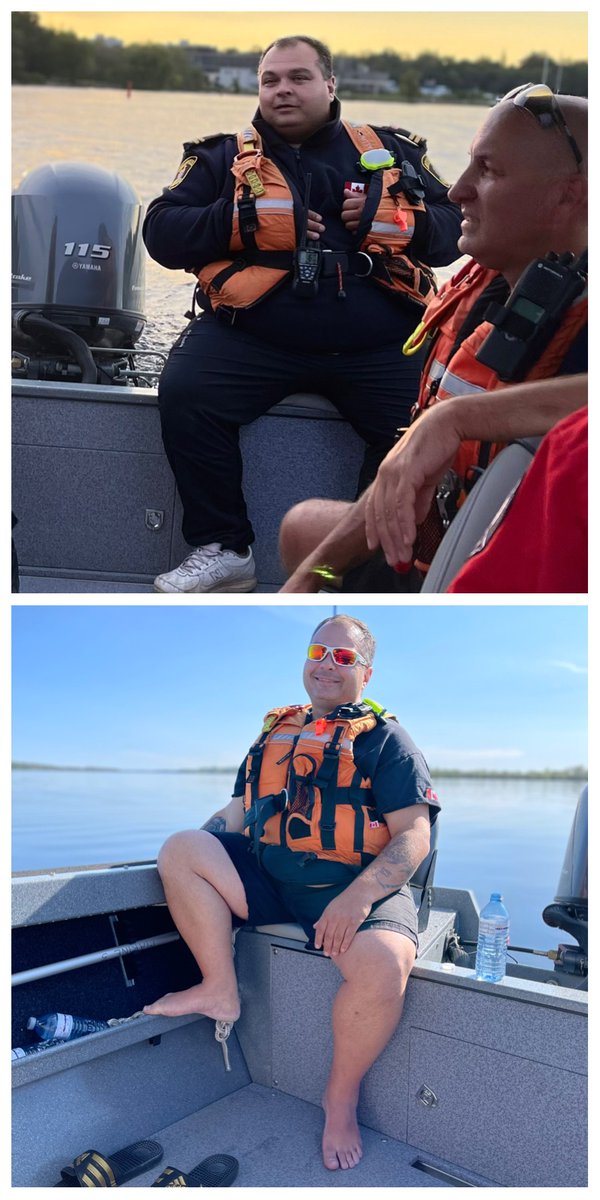 PhilCyr3's tweet photo. Before and after 105 lbs list so far same boat same PFD different man feeling awesome https://t.co/gM5xBiIKDG