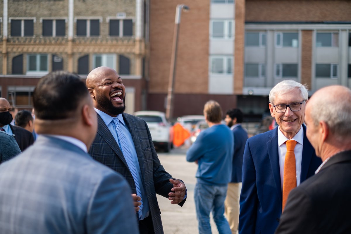 GovEvers's tweet photo. Proud to be in Milwaukee's Near West Side to announce a $5 million investment to support economic growth and community development through the Concordia 27 project, which will help bring a new multi-faceted community center to the area. https://t.co/HKxSKKsOAv